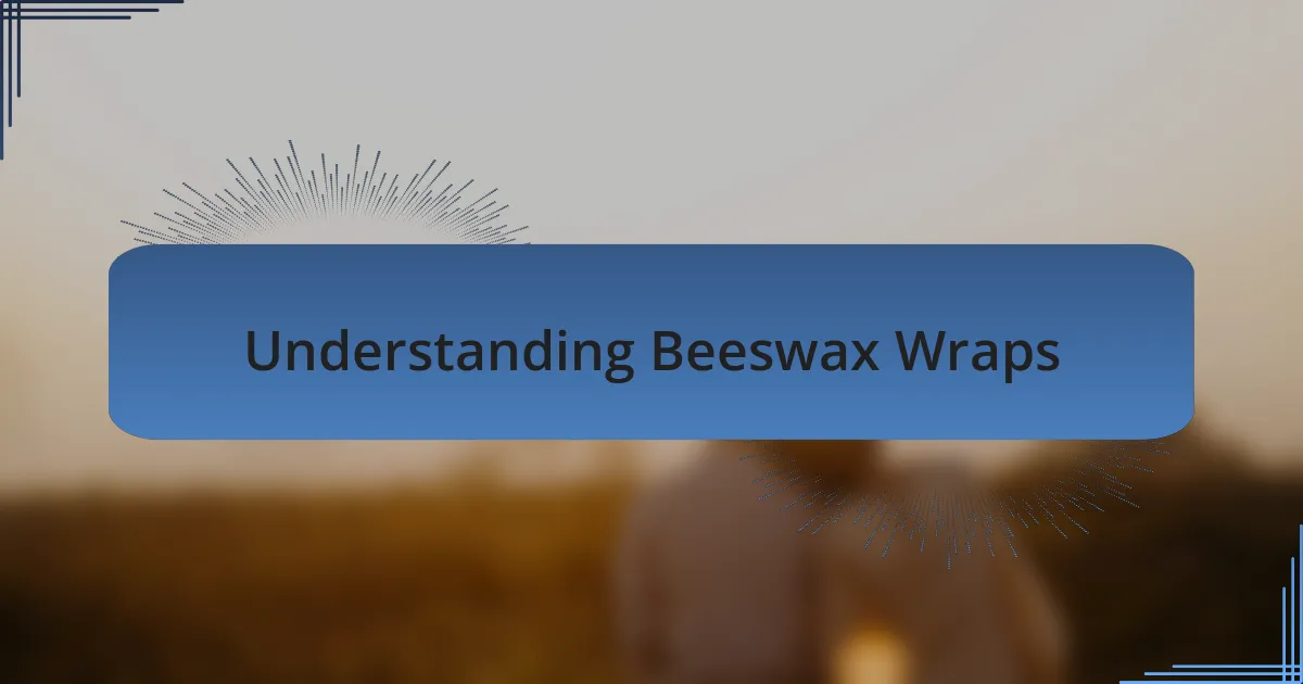 Understanding Beeswax Wraps